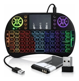 Mini Teclado Mouse Usb Wireless Touch Game Smart Tvbox Pc Celular