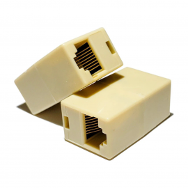 Emenda Adaptador Rj45 Lan 8x8 Femea X Femea Para Cabo Rede