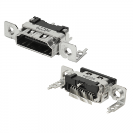 Conector HDMI PCI c/ Parafuso 30mm 180