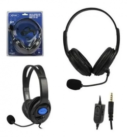 Fone de Ouvido Headset Gamer PS4 Celular computador P2 Knup 352 C/ Microfone