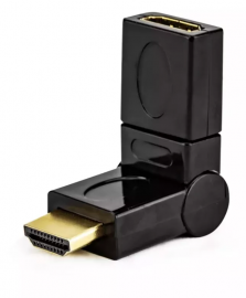 Adaptador HDMI F X HDMI M 90/180 Full HD