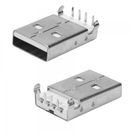 Conector USB PCI A Macho 90 c/ 2 unds