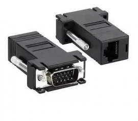 Adaptador Extensor Vga M X Rj45 VIDEO VIA CABO DE REDE