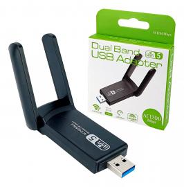 Adaptador Wifi Dual Band Usb 3.0 5g Ac 1300mbps PC Note Tablet