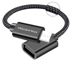Cabo Adaptador Conector OTG USB V8 Para Celular Tablet